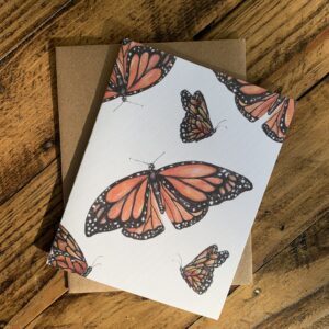 Monarch Butterfly greeting card