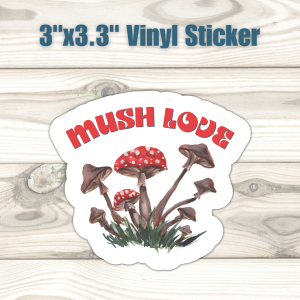 Mush Love Sticker